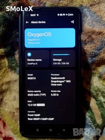 OnePlus 8 256GB Памет с калъф, снимка 2 - Други - 53140784