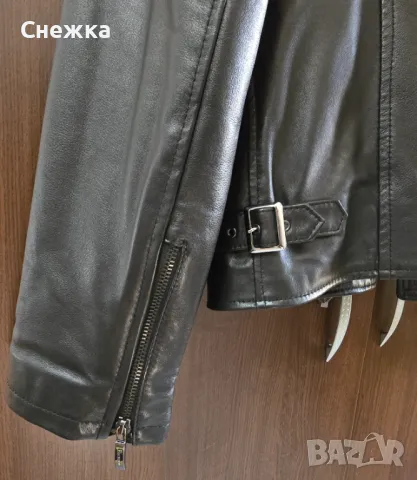 Уникално кожено яке Cesare Paciotti, снимка 7 - Якета - 47809802