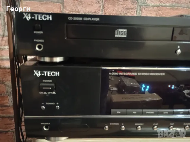X4-Tech A-2000 + CD-2000 (Cambridge Audio), снимка 3 - Ресийвъри, усилватели, смесителни пултове - 49532884