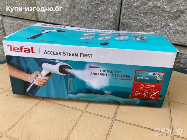 Вертикална ютия гладене с пара Tefal Access Steam First DT6130E0, 1300W, Променлива пара 20 гр/мин, , снимка 1
