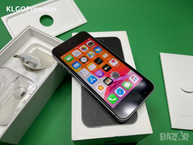 Отличен Apple iPhone SE 32GB Space Gray отключен телефон айфон, снимка 6 - Apple iPhone - 31391374