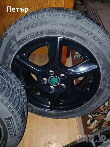 5×100 57.1ц.о. с гуми 185 60 15 шкода , снимка 9 - Гуми и джанти - 54045645