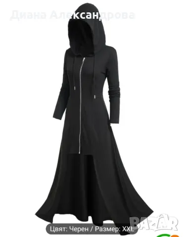 Дълъг суичър в готик стил, снимка 3 - Суичъри - 49726114