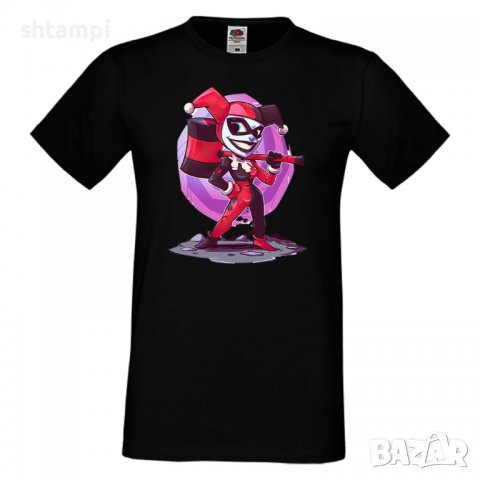 Мъжка тениска DC Harley Queen 2 Star Wars Игра,Изненада,Подарък,Геймър, , снимка 3 - Тениски - 36802279