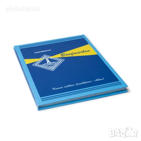 Leuchtturm RETRO - класьор за марки с 8 бели листа / 16 страници А4, снимка 2 - Филателия - 50302887
