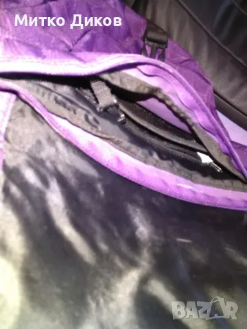 Чанта лилава нова за през рамо маркова на Рийбок за през рамо промазан  плат 26х19х6см, снимка 9 - Чанти - 47358782