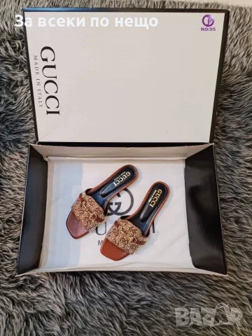 Gucci Дамски Чехли Гучи - Различни Цветове Код SEM-111, снимка 2 - Чехли - 55754180