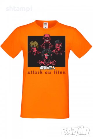 Мъжка тениска Attack on Titan the titans,Анимация,игра,Празник,Повод., снимка 9 - Тениски - 37938969