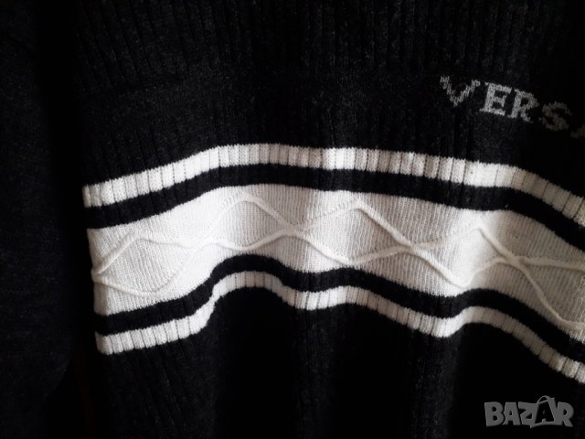 Мъжка блуза черно и бяло с яка и цип нова, снимка 4 - Блузи - 29968012