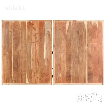 vidaXL Маса за кафе, 142x90x42 см, акация дърво масив(SKU:320655), снимка 3 - Маси - 48763695