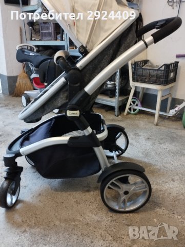  Комбинирана бебешка количка, снимка 1 - Детски колички - 44358110