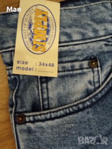 Мъжки дънки Italia Original Jeans Simply размер 34х48, снимка 5 - Дънки - 36607938