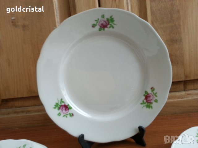 Стар български порцелан чинии , снимка 4 - Антикварни и старинни предмети - 39815508