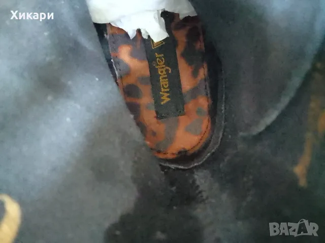 Кубинки естествена кожа Wrangler 36/37, снимка 7 - Дамски боти - 56423932