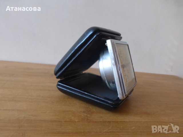 Рядък туристически будилник Дорожний Слава часовник, снимка 8 - Антикварни и старинни предмети - 52094460