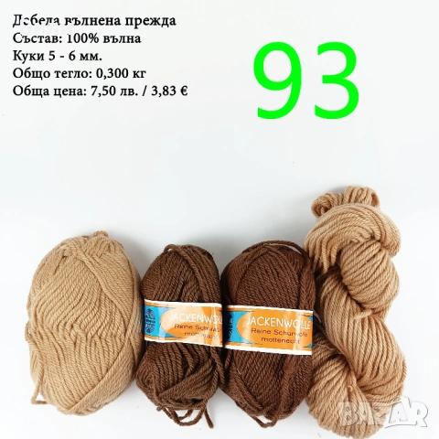 Евтини прежди в малки количества - нови и остатъци, снимка 11 - Други стоки за дома - 43142666