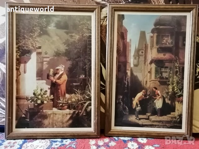 Лот Немски Картини на CARL SPITZWEG (1808-1885), снимка 8 - Антикварни и старинни предмети - 31245933