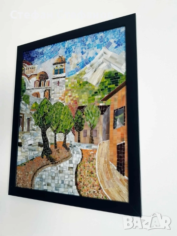 Картина стъклена мозайка , снимка 3 - Картини - 51779037