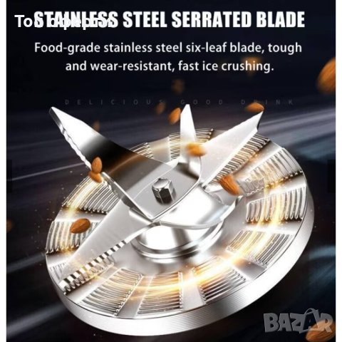 Блендер 2 in 1 At Performance, Ice Crusher, ЧеренЧервен, 15 скорости, 32 000 об.мин, 4500w, Pulse, 2, снимка 9 - Блендери - 44466030