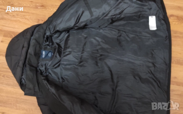 Зимно черно мъжко яке , снимка 5 - Якета - 52643069