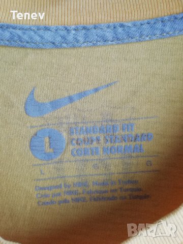 Barcelona Nike оригинална памучна тениска Барселона L , снимка 4 - Тениски - 36794876