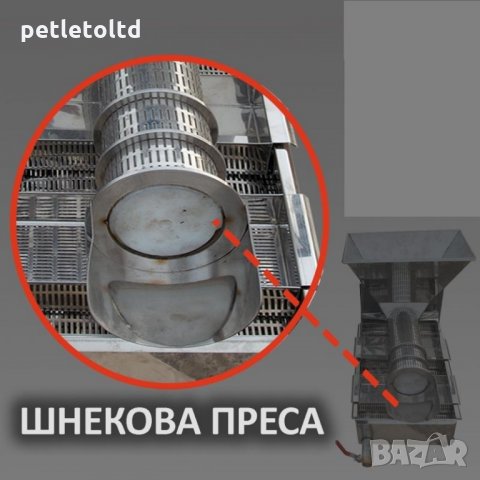 Шнек преса за восъчни разпечатки P 100 (Украйна), снимка 4 - За пчели - 29470485
