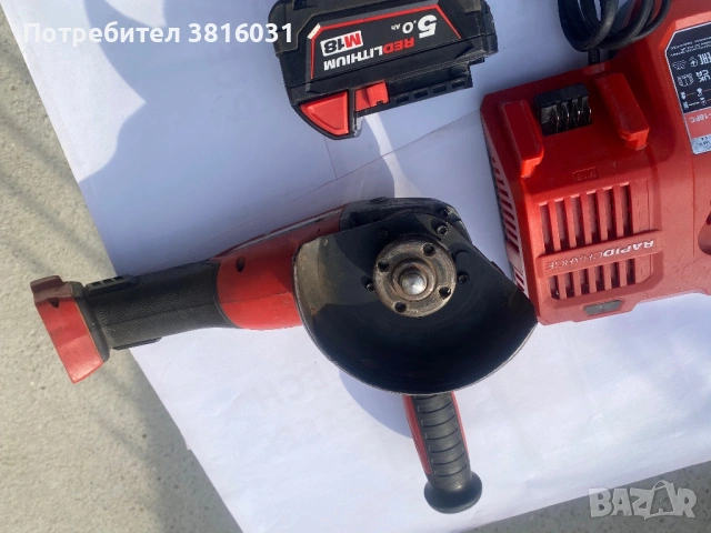 Ъглошлайф Milwaukee M18 FSAG 125SX, снимка 2 - Ъглошлайфи - 54009890