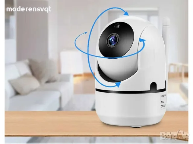 WIFI IP камера въртящ се електронен бебефон с HD изображение и двупосочно аудио, снимка 5 - IP камери - 55728010