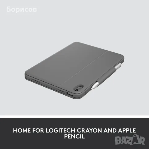  Logitech Rugged Folio iPad 10 generation,A16 - отделящ се защитен калъф,с клавиатура, снимка 8 - Таблети - 55962145