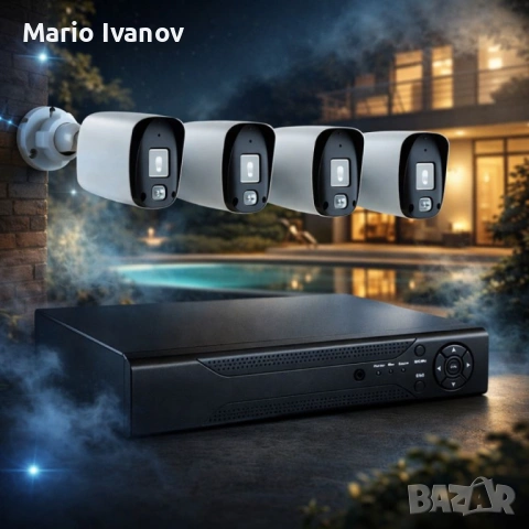 Професионален комплект за сигурност с 4 камери IP67 YL-806B, снимка 3 - Комплекти за видеонаблюдение - 53379291