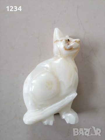 Ониксова котка 15.5 см. , снимка 1 - Други стоки за дома - 36408767