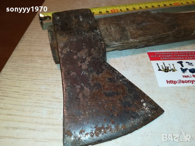 немска брадва-топор 40х15см 1509211107, снимка 3 - Антикварни и старинни предмети - 34139207
