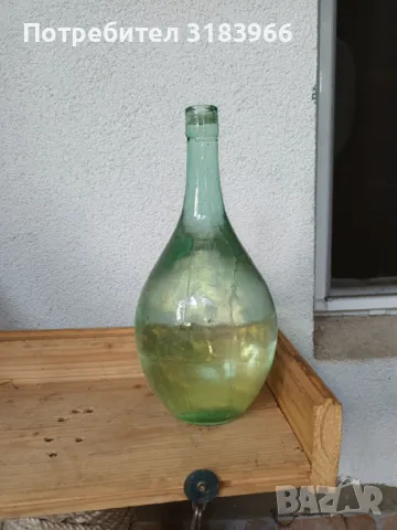 дамаджана 2 литра от дебело стъкло обла., снимка 2 - Други стоки за дома - 50072944