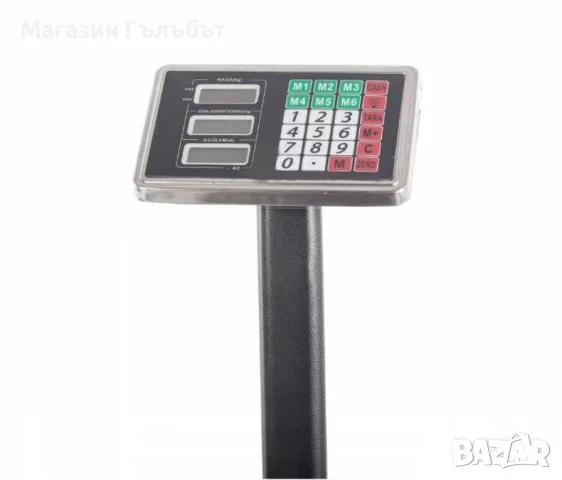 Индустриален кантар с платформа и LCD екран, снимка 3 - Везни - 56323761