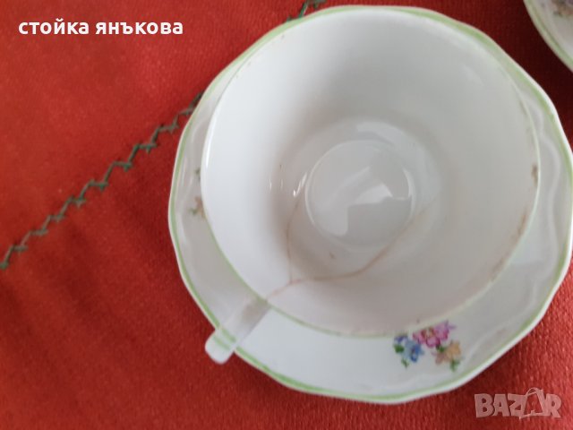 Продавам две старинни чашки за кафе, снимка 7 - Чаши - 37822065