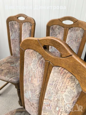 Комплект от 4 трапезни стола , снимка 3 - Столове - 49349711
