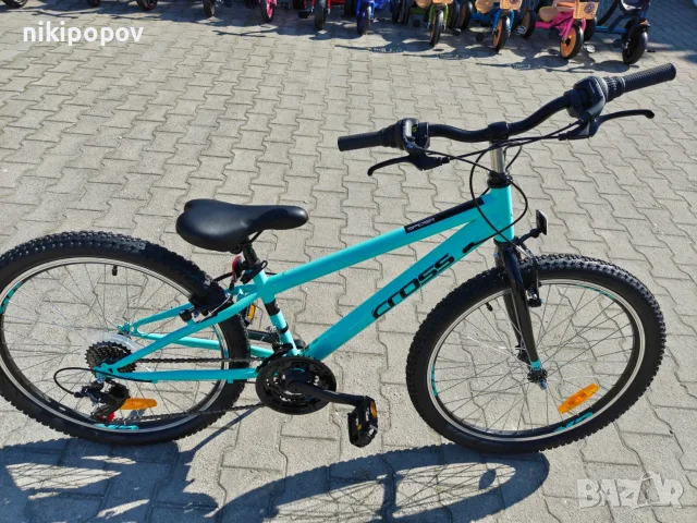 CROSS Велосипед 24" SPIDER син, снимка 3 - Велосипеди - 56530166
