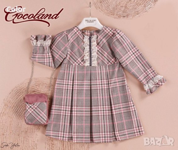 Детска рокля с дълъг ръкав и чантичка от Gocoland, снимка 1 - Детски рокли и поли - 37851585