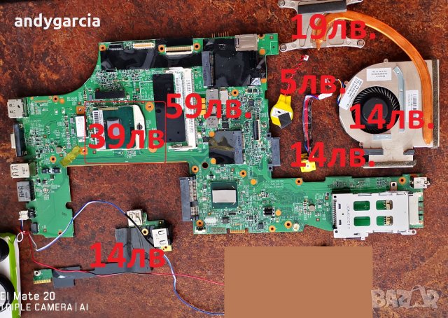 Lenovo ThinkPad T520 на части, моля разгледайте снимките за цени, снимка 1 - Дънни платки - 29472431