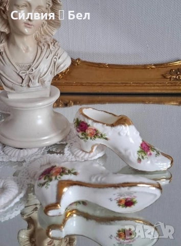 Декоративна обувкa Royal Albert , снимка 4 - Декорация за дома - 51641578
