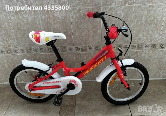Детско колело Passati Bernice 16 alloy, снимка 7 - Детски велосипеди, триколки и коли - 56516906