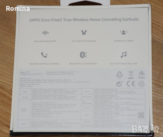 OPPO Enco Free2 Безжични слушалки, снимка 6 - Слушалки, hands-free - 38729921