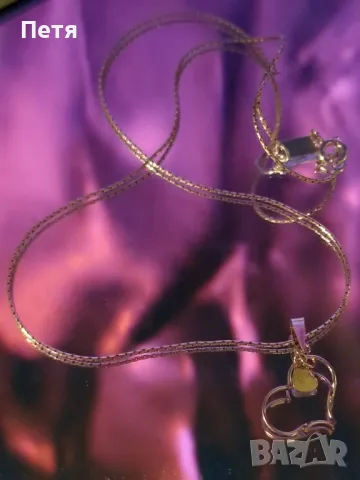 Сребърно колие, снимка 1