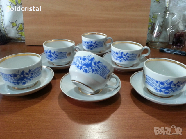 Руски порцелан чаши за чай