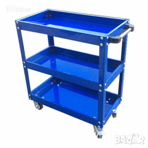 Количка за инструменти с 3 рафта, снимка 5 - Други стоки за дома - 52716381