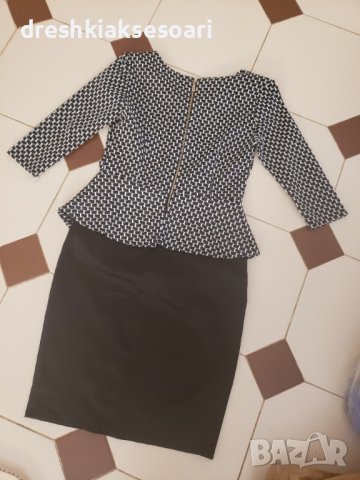 Рокля черно и бяло, снимка 2 - Рокли - 42263505