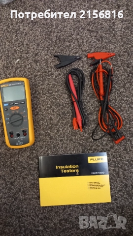 Fluke 1507 Insulation tester, Мегаомметър, снимка 4 - Други инструменти - 52861993