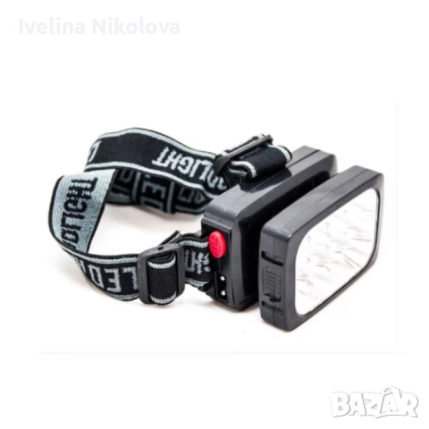 YAJIA Акумулаторна супер ярка 12 LED челна лампа YJ-1837 черна FL109-C, снимка 4 - Къмпинг осветление - 52671802