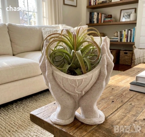 Саксия в модерен дизайн нова декорация статуетка , снимка 6 - Декорация за дома - 54228425