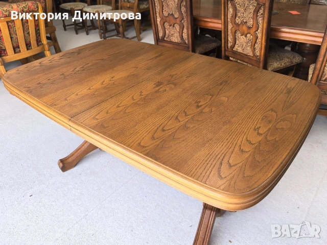 Разтегателна трапезна маса 2,60 м. , снимка 3 - Маси - 50508254